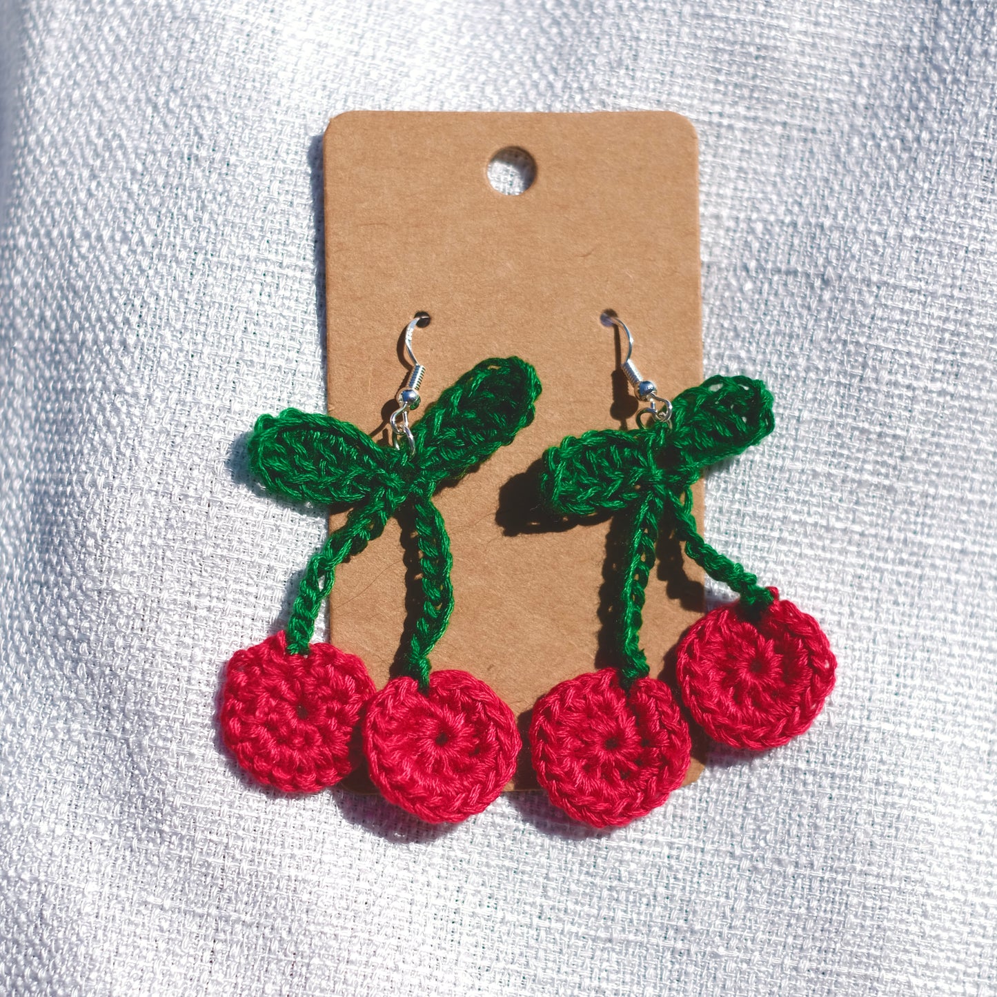 cherry earrings