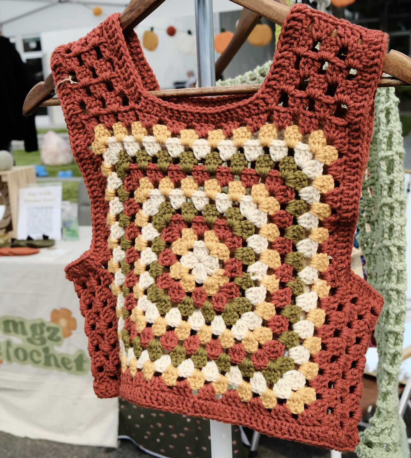 granny stitch vest